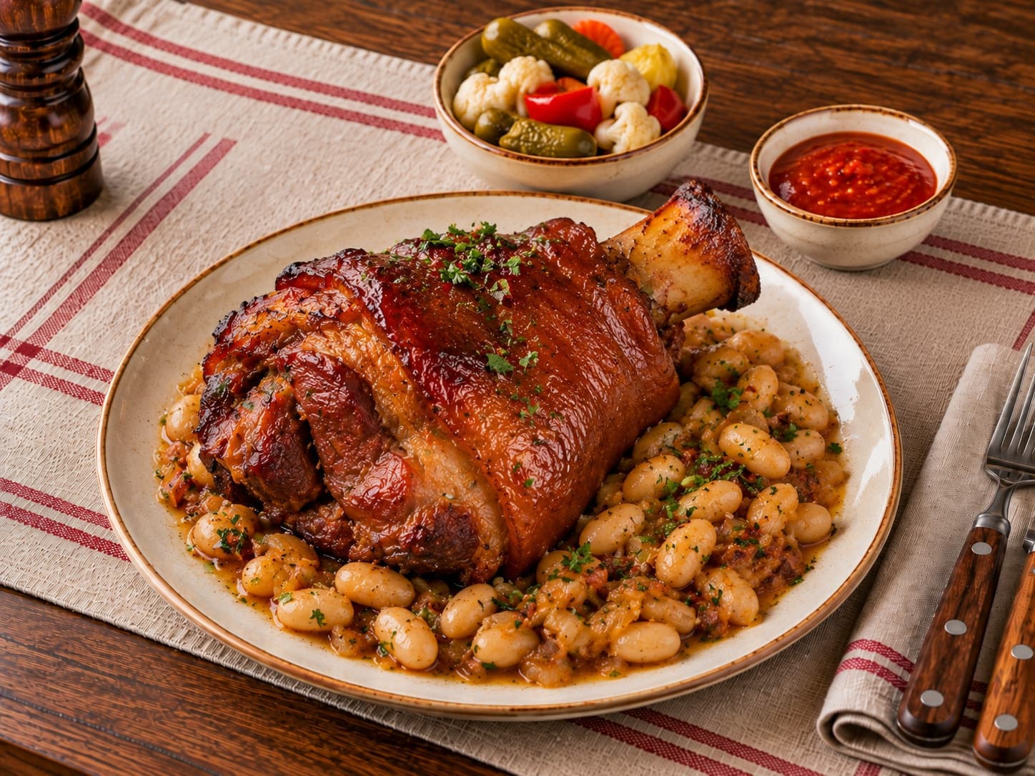 Ciolan de porc afumat